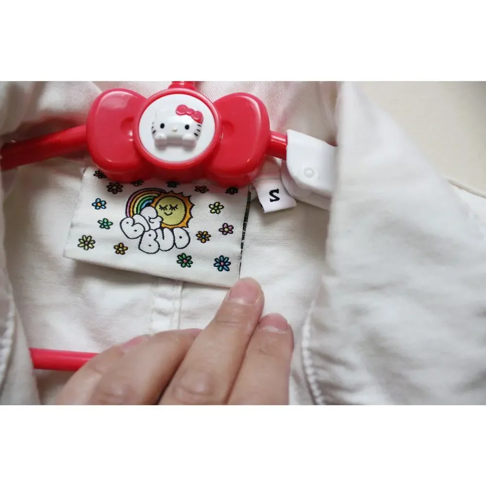 Big Bud Press White Everyday Long Sleeve Denim Worksuit Coveralls Jumpsuit Small - Picture 4 of 5